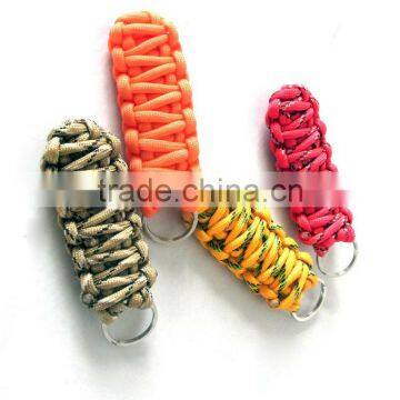 6' Paracord Lanyard, Key Chain, with Carabiner, and Key Ring