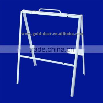 sidewalk outdoor metal sign frame a frame sign