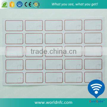 PVC 5*5 Fudan F08 RFID Inlay Sheet