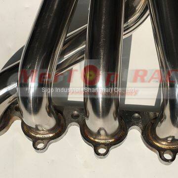 Mertop Race 88-00 HOND* CIVI*/CRX/DEL SOL D15/D16 VTEC STAINLESS EXHAUST HEADER+GASKET+BOLTS photo-3