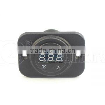 Car DC Digital Power Outlet Automotive Ammeter Socket photo-2