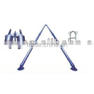 Aluminum alloy A-shape Tubular Gin Pole