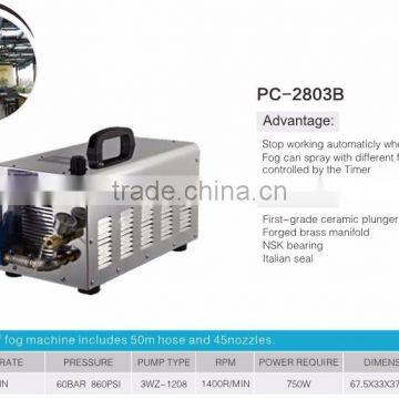 3L High Pressure Misting System Three Plunger Fog Machine for Outdoor Cooling photo-3