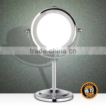 Double-sided Desktop Battery-operated Makeup Mirror With Led Light Led Cosmetic Mirror photo-2