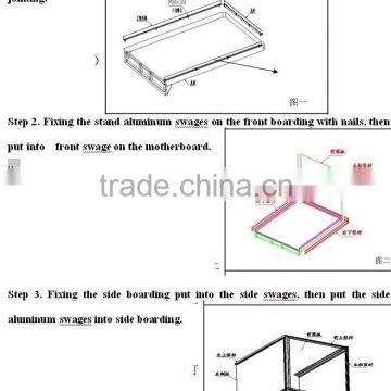 40ft container truck mobile stage cart