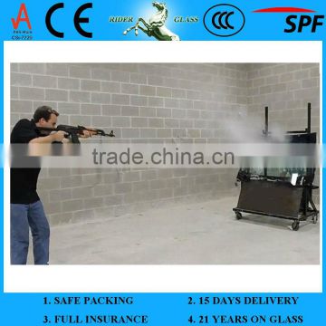 6.38-42.3mm Bullet Proof Glass with AS/NZS2208:1996