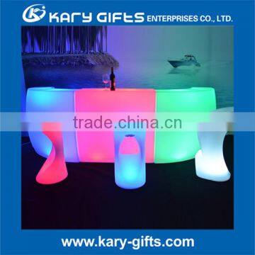 Hard Plastic Led Bar Counter Table Bar Led Furniture photo-2