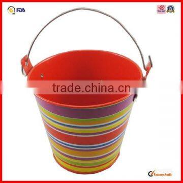 Wholesale Round Flower Garden Metal Buckets photo-2