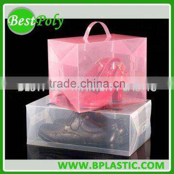 Hiqh quality plastic packaging box for shoes boxes