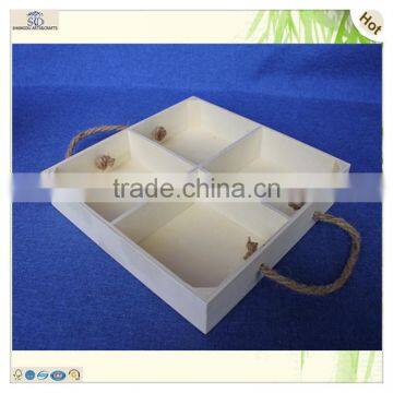 Free Sample Handles Grids Food Beverage Wood Pallet Tray photo-3
