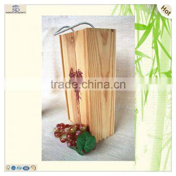 Two Rooms Silk Printing Red Pattern Wine Case Box photo-2