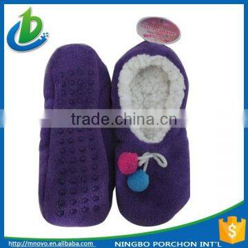 2015 Trade Assurance Soft Plush Purple Women Moccasins photo-2