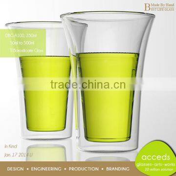 Personalized Eco-Friendly Mouth Blown Funny Beer Glass photo-6