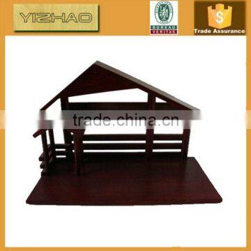 Made in China Christmas Unfinished Homemade Cheap Outdoor Antique Wood Nativity Scene Craft photo-6