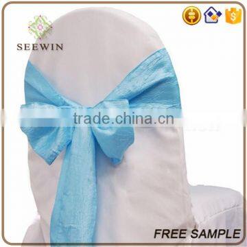 soft tafatta floral chair sash