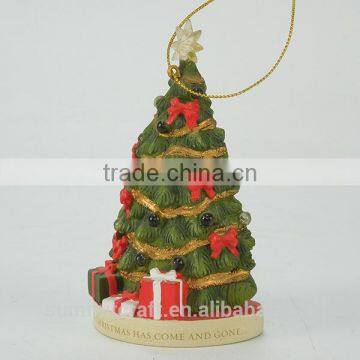 Best Selling Christmas Items Mini Resin Christmas Tree Ornament photo-3