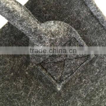 Customized 2pcs Cheap Handle Foldable Felt Shopping Bag photo-5