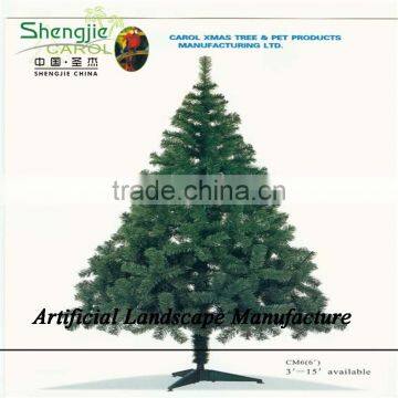 SJZJN 1533 Plastic Fake Christmas Tree Hot Sale Pine Neddle Tree High Quality Factory Price photo-4