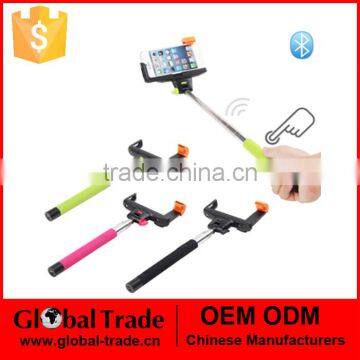 H0151 Rechargeable Extendable Handheld Wireless Bluetooth Shutter Selfie Monopod Stick Holder for IOS Android Mobile Phone