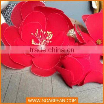 Wedding decoration handmade large fabric artificial flower