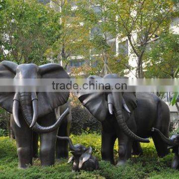 Metal Garden Deco Elephant Outdoor Large Statue Bronze Sculpture for Sale photo-2