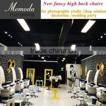 JR040 High Class Antique Wedding Queen King Chair Sale
