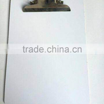 A4 MDF White Clipboard With Special Butterfly Clip