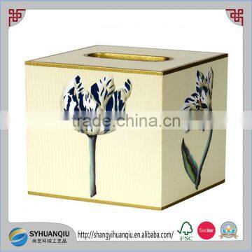 Handmade Decoupage Vintage Look Mr & Mrs Wood Tissue Box photo-2