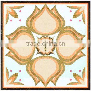 Exquisite Antique Arabian Style Floral Pattern Natural Marble Medallion Waterjet Tiles BF12-03314e