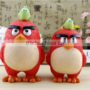 OEM factory home decorative resin birds figurine