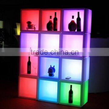 Led Wine Shelf Cube Table Disco Beer Storage With RGB 16 Color Changing photo-3
