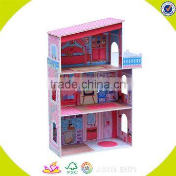 2017 Role Play Baby Toy Wooden Small House Popular Children Toy Wooden Small House W06A143 photo-5