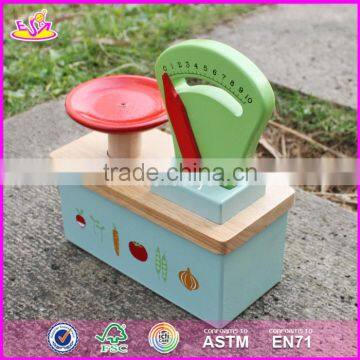 2016 New Design Children Pretend Play Funny Wooden Scales Toy W10D148 photo-6
