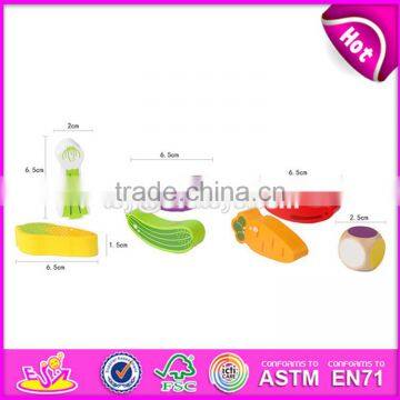 New Design Cartoon Fruit Children Wooden Stacking Toys W13D078 photo-5