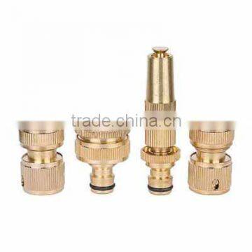 4pcs brass garden hose fitting set