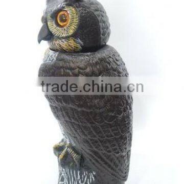 Lifelike Owl Scarecrow With Bobble Head photo-3