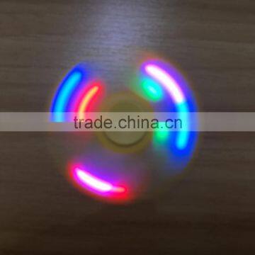 Free Sample OEM Factory Price Hot Sale Beautiful Fidget Spinner Anti Stress Pressure Bearing Colorful Led Light Hand Spinner photo-3