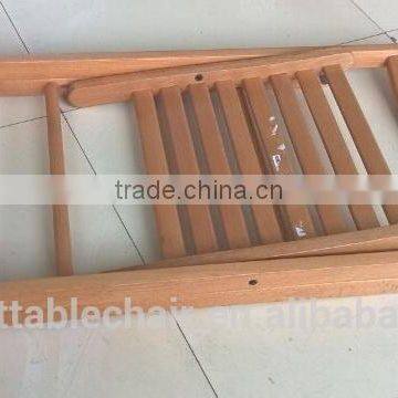Slat Folding Chair Outdoor Garden Folding Chair With Beech Wood photo-2