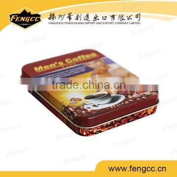 Flat Square Tin Box in 4c Cmyk Print for Promotion Gift photo-3