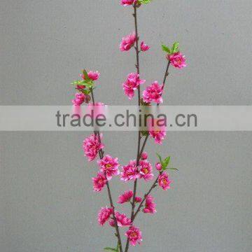 peach blossom red handmade flower