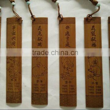 Eco-friendly Bamboo Wood Bookmark Carbonized photo-3
