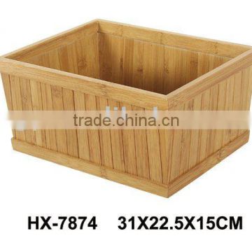 eco-friendly bamboo wash basin, larger washbasin