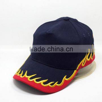 2016 flames High Quality Plain Blank Custom Baseball Cap