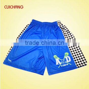 colorful lacrosse shorts with custom design