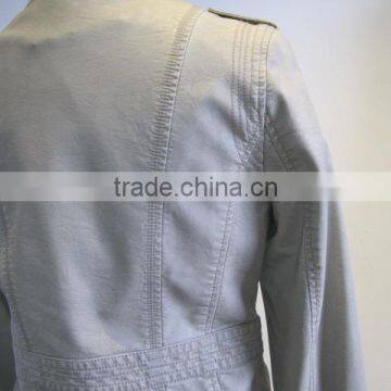 Jacket Men 2016VNew Arrival Bomber Jacket Fashion Single Breasted Pu Leather Jacket photo-3