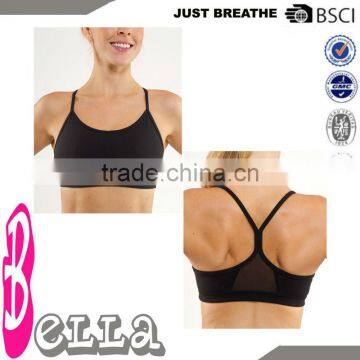 New bodybuilding one strap plain sport bra