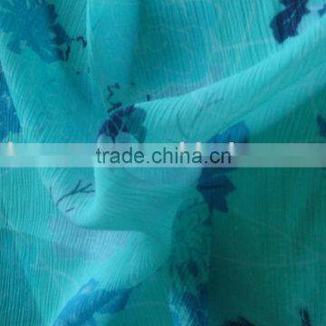 Hot sales! 100%polyester chiffon printed fabric for dress,blouse,skirts,shirts,chiffon frocks designs