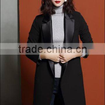 Fashion Ladies Custom Long Women Blazer WMS26 photo-2
