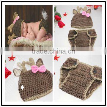 Lovely Crochet Baby Photography Props Newborn Crochet Outfit photo-4