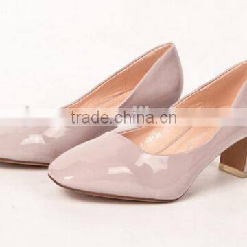 GZY Popular Middle Heel Genuine Leather Shoes Women Casual photo-6